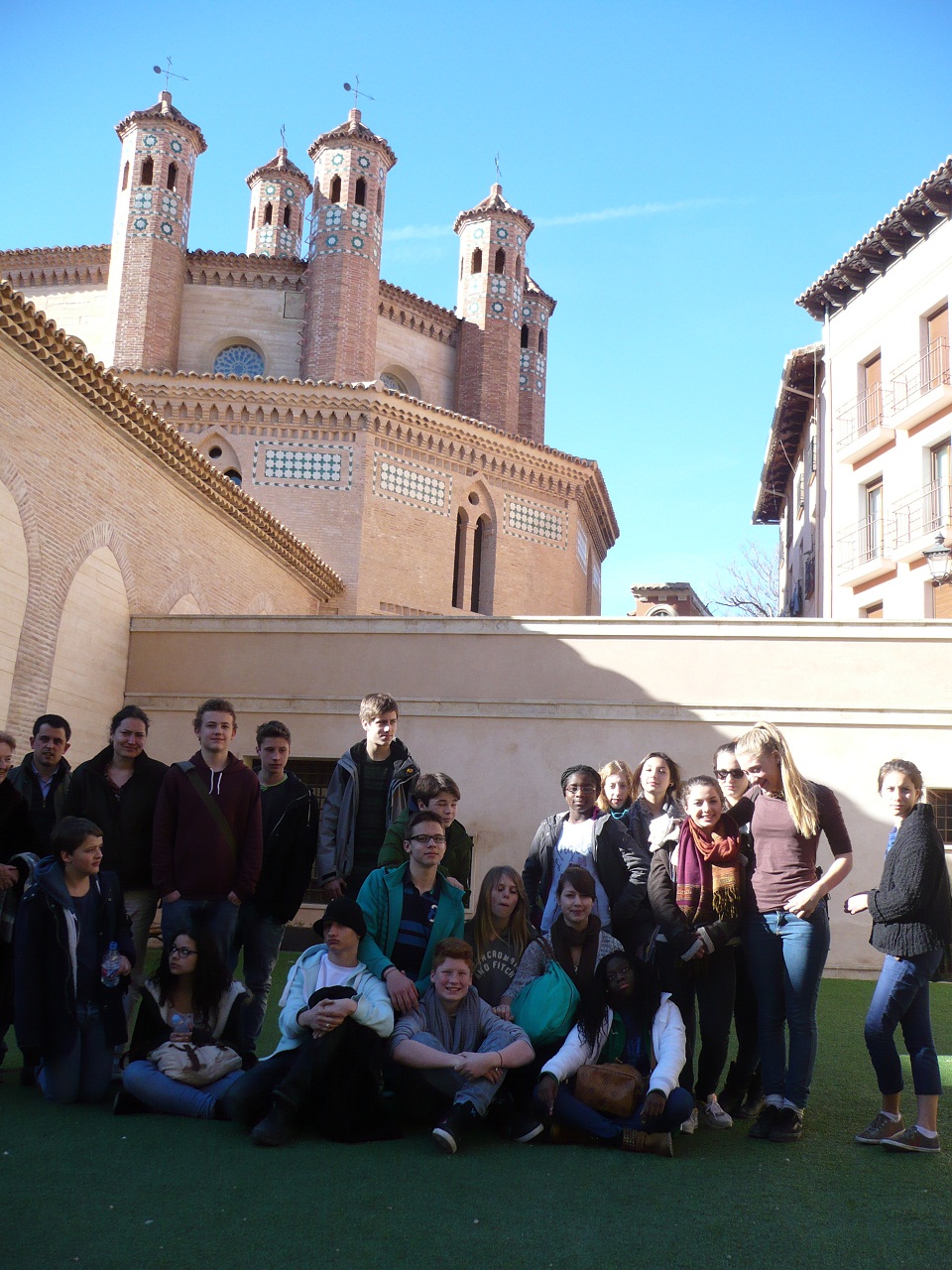 Visita de estudiantes alemanes a Teruel y Albarracín