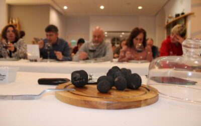 Rueda de aromas y sabores para cerrar el taller de Trufa de Teruel