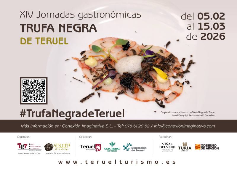 La provincia de Teruel acoge la 14 edición de las Jornadas Gastronómicas de la Trufa Negra de Teruel.