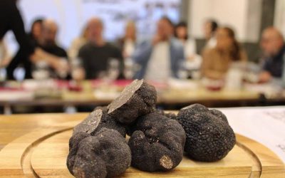 Taller sensorial de Trufa Negra de Teruel en el GastroBar Micelios de Alcañiz.