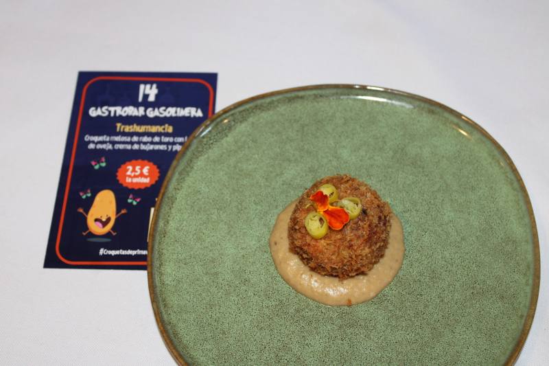 La croqueta «Trashumancia” elaborada por Gastrobar Gasolinera de Mosqueruela, consigue ser la propuesta mejor valorada de 2026.